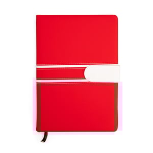 Caderneta Executiva em Couro Sintético com Fecho Magnético e Pauta - 19109