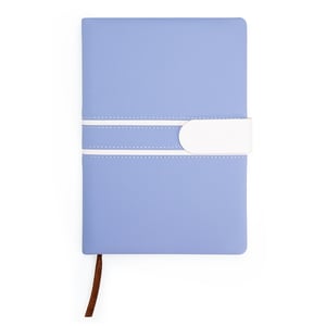 Caderneta Executiva em Couro Sintético com Fecho Magnético e Pauta - 19109