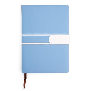 Caderneta Executiva em Couro Sintético com Fecho Magnético e Pauta - 19109