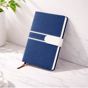 Caderneta Executiva em Couro Sintético com Fecho Magnético e Pauta - 19109