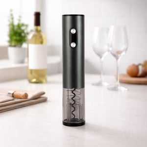 Saca-Rolhas Elétrico Recarregável com LED e Cabo USB-C - 09282LF