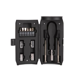 Kit de Ferramentas 13 Peças Formato Lata de Bebida - Aço Carbono - 19108LF
