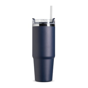 Caneca Térmica Inox 900ml com Canudo e Parede Dupla a Vácuo - 09195LF