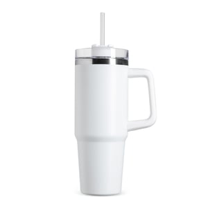 Caneca Térmica Inox 900ml com Canudo e Parede Dupla a Vácuo - 09195LF
