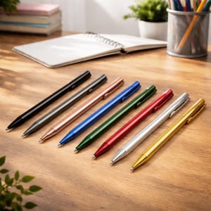 Caneta de Metal Brilhante Premium - Escrita Macia e Design de Luxo - 09230
