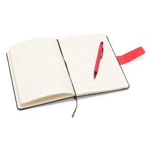 Kit Executivo Premium: Caderneta Couro Magnética e Caneta Touch - 19013