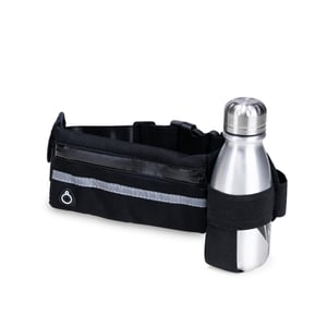 Pochete Esportiva em Neoprene com Porta Garrafa e Saída para Fone - 09258