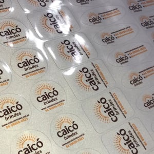 Adesivo Refletivo em Vinil Premium 8x3cm Personalizado - À Prova DÁgua - 07052601