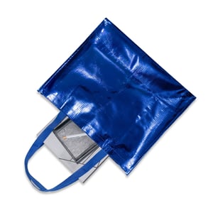 Sacola Gloss Metalizada Premium 43x36x18cm - Brilho e Alta Resistência - 09244