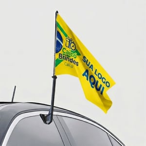 Bandeira para Vidro de Carro Personalizada 30x40cm | Caicó Brindes - 08062601