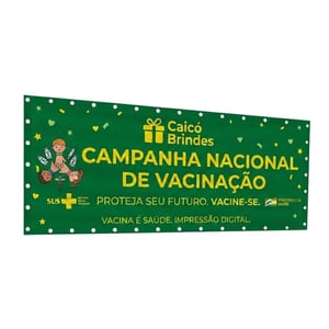 Faixa em Lona Personalizada Brilho ou Fosca 280g | Caicó Brindes - 11062601