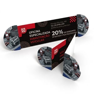 Cartão Promocional de Retrovisor e Maçaneta Duplex 250g | Caicó Brindes - 20072601