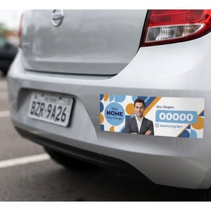 Adesivo para Para-choque Político Personalizado em Vinil Alta Resistência - 30072602