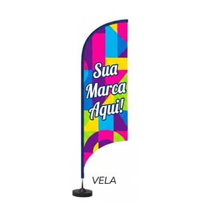 Wind Banner Personalizado Dupla Face Completo | Caicó Brindes - 02082601
