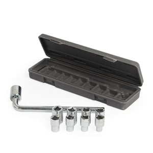 Kit Ferramentas 10 Peças com Estojo Plástico | Chave L e Soquetes - 15081  Kit Ferramentas 10 Peças Gravação a Laser   é perfeito para uso doméstico, no carro, no escritório ou como brinde técnico funcional.