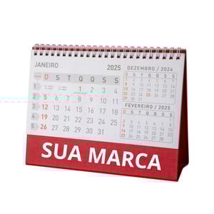 Calendário de Mesa 2026 Personalizado - Prático e Elegante - 14950  Calendário de Mesa 2026 Personalizado Impressão Colorida Digital   Organize seus compromissos com o Calendário de Mesa 2026 Personalizado