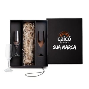 Jogo de Taças de Vidro para Champagne 186 ml - 2 Peças Elegantes - VI-18722  Jogo de Taças de Vidro para Champagne 186 ml Gravação a Laser   Adicione um toque de elegância e sofisticação às suas comemorações