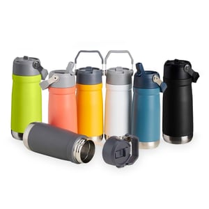 Garrafa Térmica 550ml Personalizada - Mantenha suas Bebidas na Temperatura Ideal - 04097  Garrafa Térmica 550ml Gravação a Laser ou Colorida   ideal para manter suas bebidas quentes ou frias por mais tempo