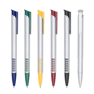 Caneta Plástica Personalizada com Impressão Digital Colorida - Promova Sua Marca - 3017D Caneta Plástica Caneta Plástica Personalizada Colorida   Área de gravação: 3 × 0,7 cm