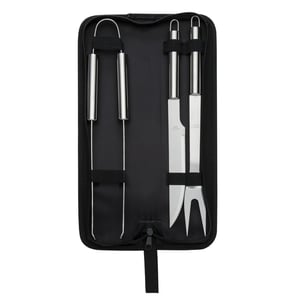 Kit Churrasco 3 Peças em Estojo de Nylon Personalizado - Praticidade e Estilo - 07446  Kit Churrasco 3 Peças em Estojo de Nylon Gravação a Laser   Ideal para os amantes de churrasco. Peça já!