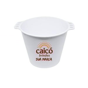 Balde Cristal Acrílico 5,5 Litros - Praticidade e Estilo para Suas Bebidas - 09012601 balde de gelo em acrílico Balde Cristal Acrílico 5,5 Litros Gravação digital colorida   é a escolha ideal para quem deseja manter suas bebidas geladas com estilo