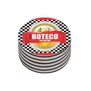 Porta Copo ou Bolacha de Chopp em Neoplex Personalizado - Destaque sua Marca - 10032501 Neoplex Porta Copo ou Bolacha de Chopp em Neoplex Gravação Colorida   Ideal para bares, restaurantes, festas e eventos, permitindo que sua marca alcance um grande número de pessoas