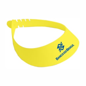 Viseira Em EVA Personalizada - Proteção Solar com Estilo - CBVIS47 EVA 3mm Viseira Em EVA Personalizada Pintura com 1 cor, acima de 1 cor, R$ 1,00 por cor extra.   Elas representam um presente promocional ideal para clientes, funcionários e parceiros de negócios