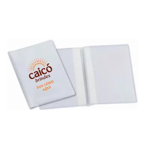 Porta Documentos PVC Personalizado - Organização com Estilo - CBPOP40 PVC Porta Documentos PVC Personalizado Gravação Laser ou Silk 1 cor   é perfeito para guardar documentos importantes como carteira de motorista, carteira de motorista, passaporte, entre outros.