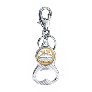 Chaveiro Abridor de Garrafa Personalizado - Prático e Elegante - CB1191 Metal Chaveiro Abridor de Garrafa Personalizado Gravação Digital e Resinado   sem dúvida, um acessório indispensável para quem ama cerveja e divulgar sua marca