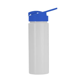 Squeeze Personalizada Frente 550 ml Branca com Tampa Colorida - Estilo e Praticidade - 14375  Squeeze Personalizada Frente 550 ml Gravação digital colorida   ela é ideal para levar sua bebida favorita onde quer que você vá.