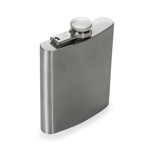 Porta Whisky 7oz Personalizada - Estilo e Exclusividade - S01782 Inox Porta Whisky 7oz Personalizada Gravação a Laser   ideal para transportar sua dose de whisky ou qualquer outra bebida de sua preferência