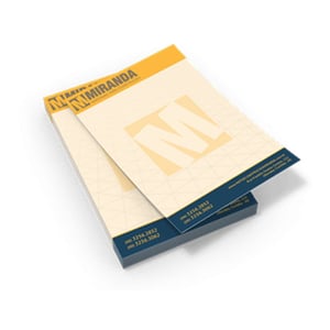 Bloco de Anotações 10x15 cm Personalizado — CBBLO61 Papel Sulfite 75g Bloco de Anotações 10x15 cm Personalizado Impressão colorida  Escolha a quantidade e tamanho Ideal para brindes, eventos e comunicação institucional — escolha a quantidade de folhas.