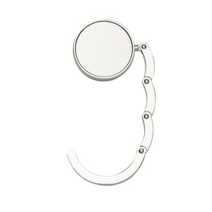 Porta Bolsa de Metal Dobrável Personalizado — 10006 Metal Porta Bolsa de Metal Dobrável Personalizado Gravação a Laser   Personalizável e ideal como brinde corporativo, lembrança de evento ou brinde promocional que alia utilidade e visibilidade da marca.