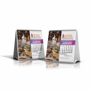 Calendário de Mesa Wire‑o Personalizado — 2023080802