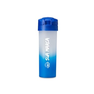 Garrafa Squeeze Degradê Acqua Bio 450 ml — Personalizada — 20092301  Garrafa Squeeze Degradê Acqua Bio 450 ml Gravação digital colorida   ideal para hidratação no trabalho, academia, passeios e viagens.