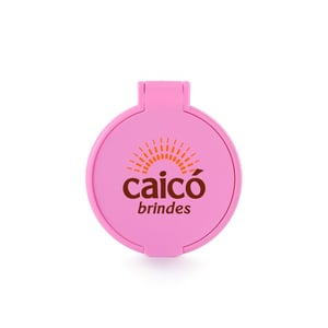 Espelho Plástico Redondo Sem Aumento — 06037  Espelho Plástico Redondo Sem Aumento Impressão Colorida Digital   espelho de maquiagem redondo, prático e portátil, perfeito para levar na bolsa ou nécessaire.