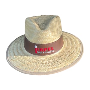 Chapéu Agro de Palha Personalizado — Bordado ou Pintado — 19042401 Palha Chapéu Agro de Palha Personalizado Impressão Colorida bordado ou pintura com sua marca   acessório rústico e elegante, confeccionado em palha de qualidade para oferecer leveza, ventilação e durabilidade em trabalhos ao ar livre e eventos do setor agropecuário.