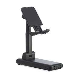 Power Bank 10.000mAh com Suporte e Cabos Embutidos – Multissaídas - 05090 Plástico resistente Capacidade: 10.000mAh   Entradas/Saídas: Tipo-C, Lightning, V8, USB Suporte retrátil, base antiderrapante, indicador LED de carga