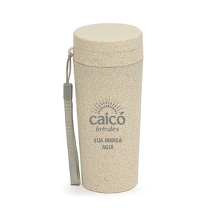 Copo 350ml em Fibra de Bambu com Alça - Brinde Ecológico e Reutilizável - 03006 Fabricado com fibra de bambu e polipropileno livre de BPA Copo 350ml em Fibra de Bambu com Alça Gravação a Laser ou Colorida  Pode ser usado sem micro-ondas, geladeira e lava-louças é ideal para o dia a dia, mantendo suas bebidas na temperatura ideal por até 2 horas
