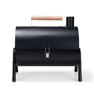 Churrasqueira Portátil Cilíndrica em Ferro – Praticidade em Qualquer Lugar - 09238LF