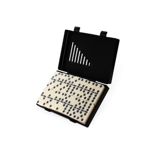 Jogo de Dominó Profissional 28 Peças com Estojo de Proteção - 19053