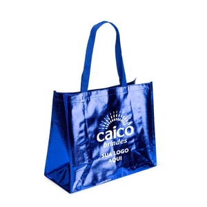 Sacola Gloss Metalizada Premium 43x36x18cm - Brilho e Alta Resistência - 09244