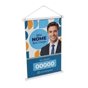 Banner Eleitoral em Lona para Campanhas Políticas | Caicó Brindes - 30072605