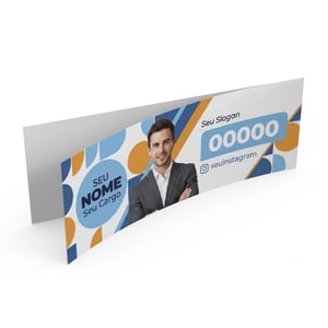 Adesivo para Para-choque Político Personalizado em Vinil Alta Resistência - 30072602