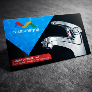 Cartão de Visita SUPREMO METALIZADO