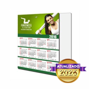 Calendário de Parede | 21x30cm | 4/0 | UV 1/0 Cartão DuoDesign 250g/m² 21x30cm 4/0 UV 1/0  