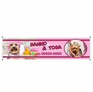 Faixa banho & tosa   mod220
