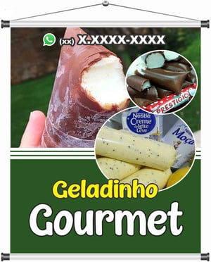 Banner geladinho gourmet mod13