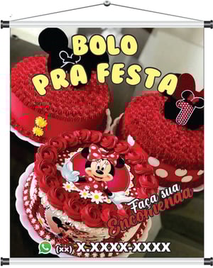 Banner Bolo pra festa mod14