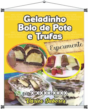 Banner Geladinho Bolo de pote e Trufa mod28